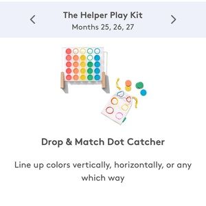 Lovevery drop and match tile game